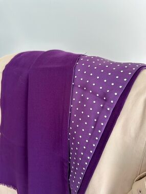 Charles Tyrwhitt Purple Polka Dot Scarf